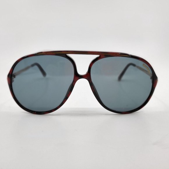 Carrera Other - Carrera 5587 32 Vintage Retro 80s Miami Vice Red Black Gray Aviator Sunglasses